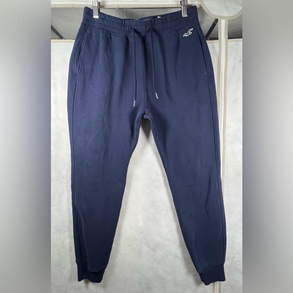 Hollister Excellent Condition Men’s Joggers Navy Blue Size Small